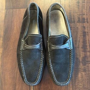 Vergilio suede brown men’s shoe. Made in Italy